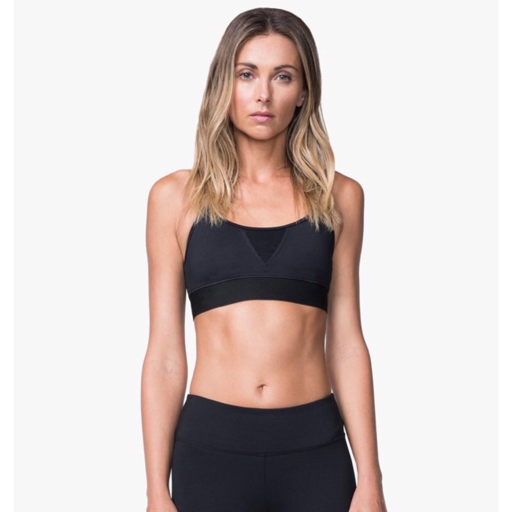 Koral Black Sports Bra